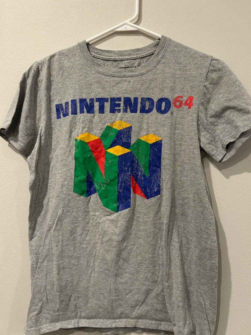 Nintendo 64 Graphic T-Shirt Size Small Retro Gaming Distressed Tee